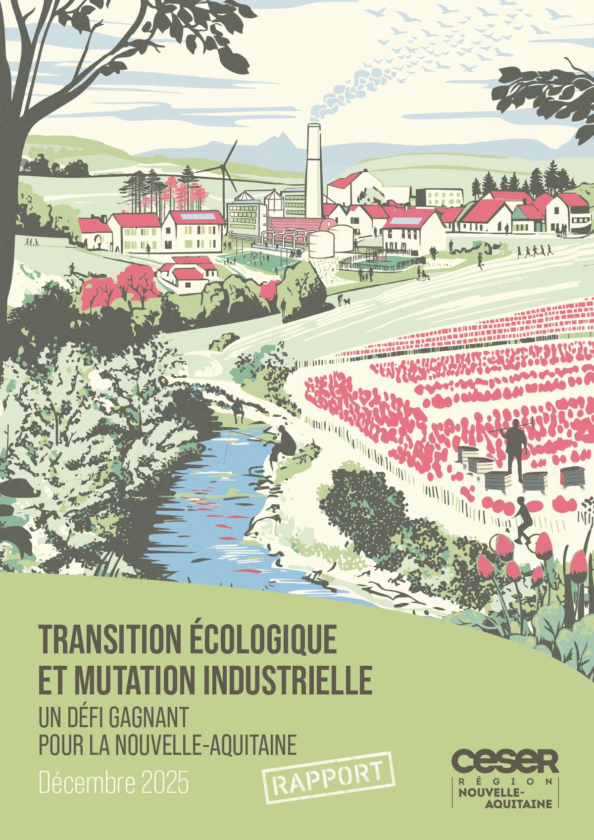 Couverture du rapport — Transition Écologique et mutation industrielle en Nouvelle-Aquitaine