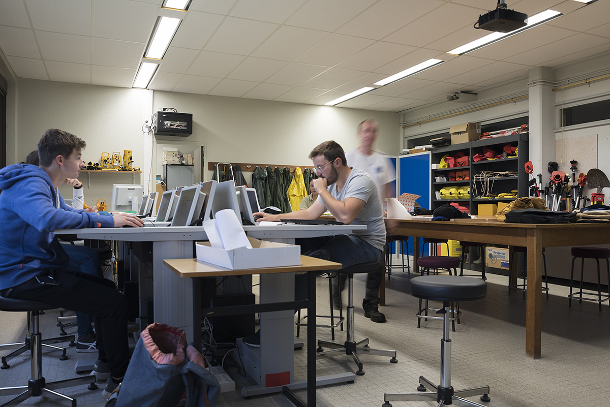Étudiants en formation à l’IUT d’Égletons.